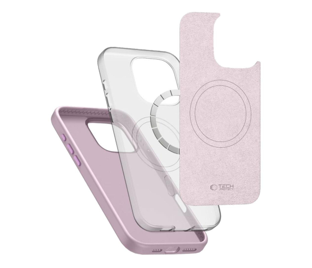 TECH-PROTECT Silicone Pure Magsafe do iPhone 16 Pro pink pearl 5906302372577 - 1296673 - zdjęcie 2